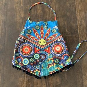 Motel Mexi Apron Swim Top ☀️🌊